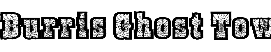 Burris Ghost Town cкачати шрифт безкоштовно